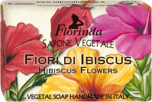 Bitkisel El Ve Vücut Sabunu Hibiskuc Çiçeği Kokulu 50 G - FLORİNDA