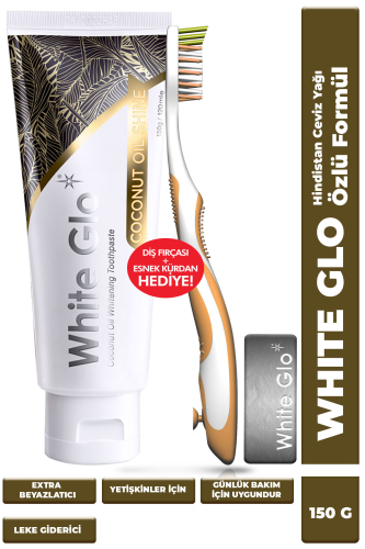 White Glo Hindistan Ceviz Yağı Özlü Diş Macunu 150 g - 1