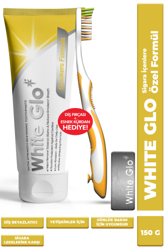 White Glo Sigara Lekeleri İçin Beyazlatıcı Diş Macunu 150 g - 1