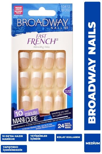Broadway Takma Tırnak Uzun French - 1