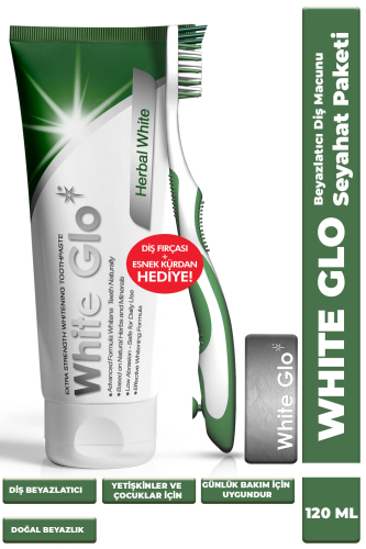 White Glo Bitkisel Beyazlatıcı Diş Macunu - 150g - 1