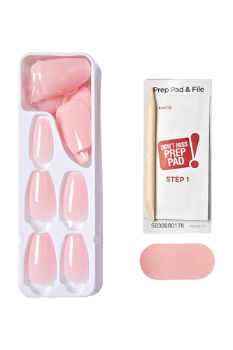 İmpress Color Kendinden Yapışkanlı Takma Tırnak Uzun Nude Pembe - 4