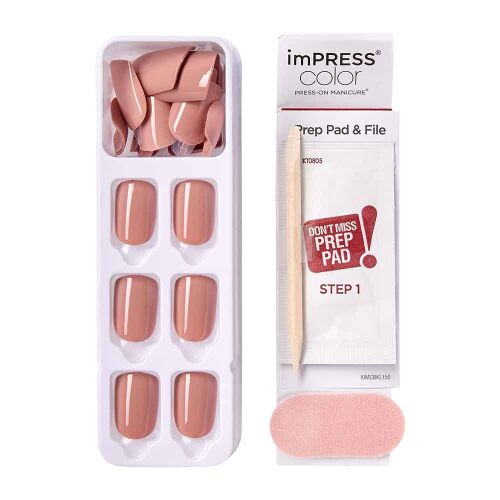 İmpress Color Kendinden Yapışkanlı Takma Tırnak Kısa Tarçın - 2