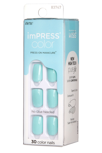 İmpress Color Kendinden Yapışkanlı Takma Tırnak Kısa Yeşil - 3