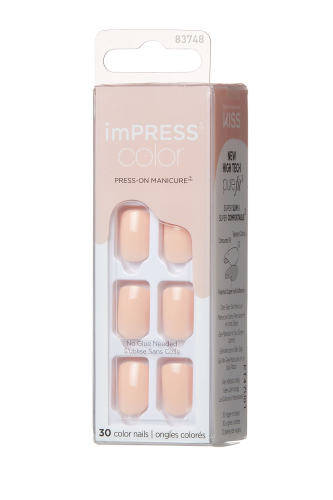 İmpress Color Kendinden Yapışkanlı Takma Tırnak Kısa Nude Ten - 3