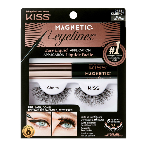 Kiss Manyetik Bütün Takma Kirpik Ve Eyeliner Uzun-Yoğun - 1