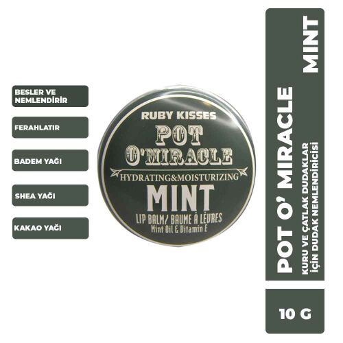 POT O'MIRACLE Dudak Nemlendirici - MINT - 10g - 1