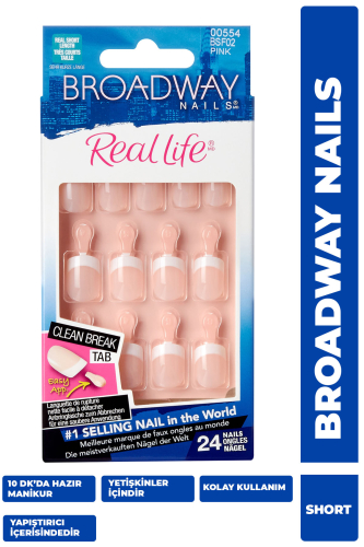 Broadway Takma Tırnak Kısa French - Broadway