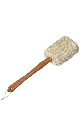 Ny.Beauty Sisal Doğal Banyo Lifi Ahşap Saplı Kese - N.Y. Beauty