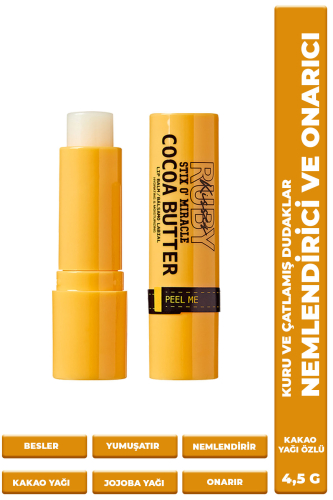 Stix O'Miracle Yoğun Nemlendirici ve Onarıcı Dudak Bakımı Kakao Yağı Özlü 4.5 G - Ruby Kisses