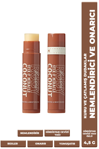 Stix O'Miracle Yoğun Nemlendirici ve Onarıcı Dudak Bakımı Hindistan Cevizi Özlü 4.5 G - Ruby Kisses