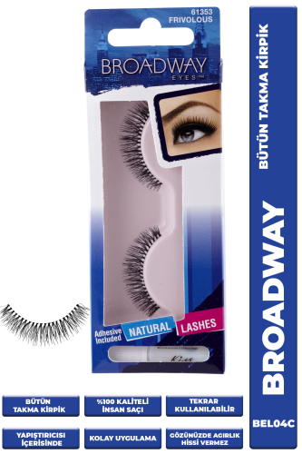 Broadway Bütün Takma Kirpik Doğal - Kiss