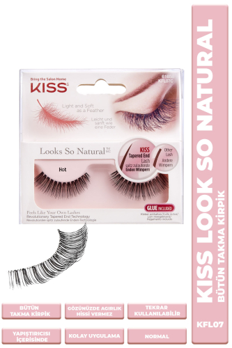 Kiss Bütün Takma Kirpik Tekrar Kullanılılabilir Yoğun - KISS