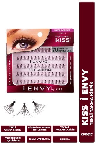 Kiss Tekli Takma Kirpik %100 İnsan Saçı - 1