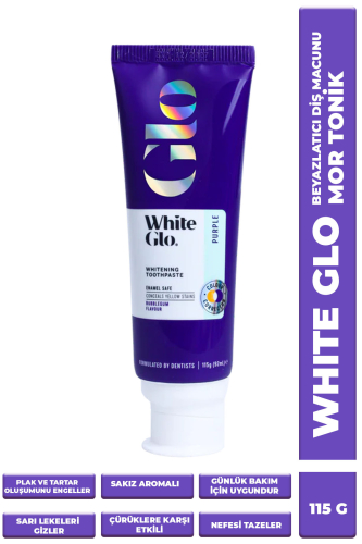 White Glo Glutensiz Sarı Leke Karşıtı Mor Tonik 115 GR - 1